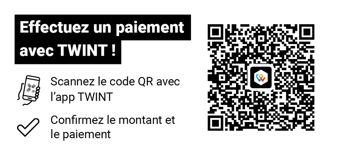 Effectuez un paiement avec TWINT !